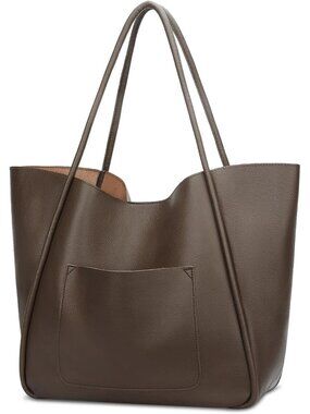 Women's Khali Vegan Leather Large Capacity Travel Bag Tote Handbag